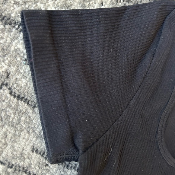 AMAZON Thick Ribbed Body Sculpting One Piece Square Neck Shortsie - Picture 6 of 9